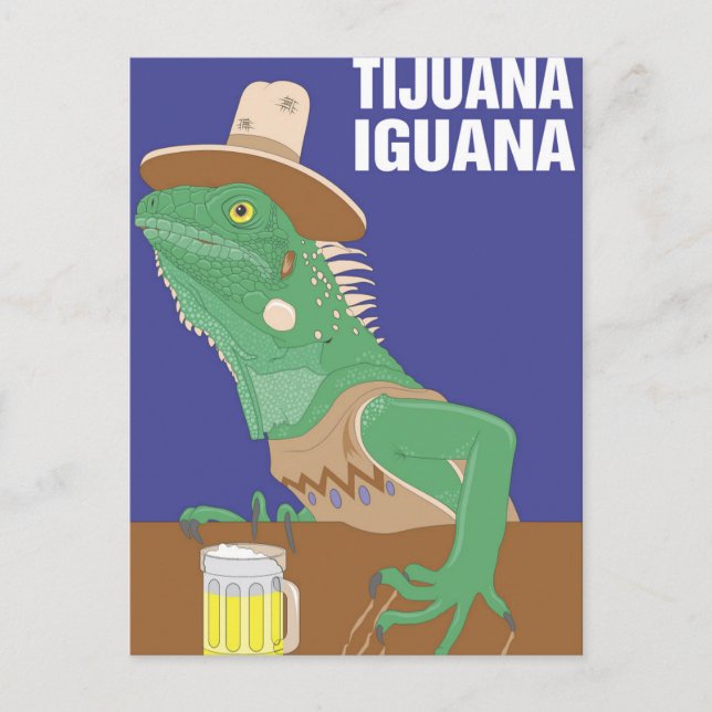 Tijuana Iguana Design Postcard (Front)
