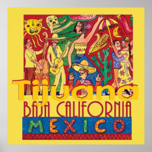 TIJUANA Mexico Poster