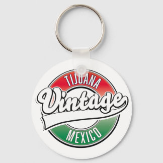 Tijuana mexico vintage logo. key ring
