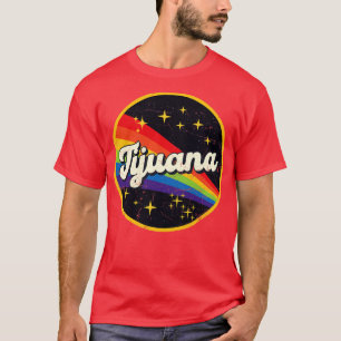 Tijuana Rainbow In Space Vintage GrungeStyle T-Shirt