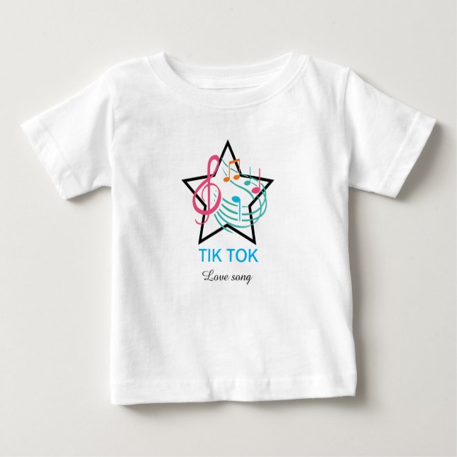 tik tok Baby Tops & T-Shirts (Front)