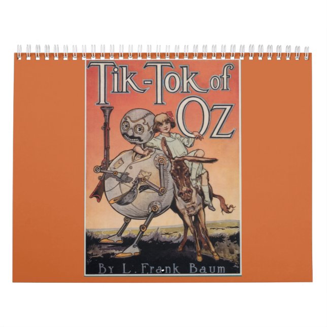 Tik-Tok of Oz Calendar (Cover)