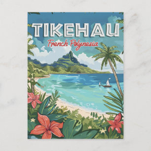 Tikehau: Where Pink Sands Meet Azure Waters Postcard