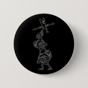 Tiki Adventure 6 Cm Round Badge