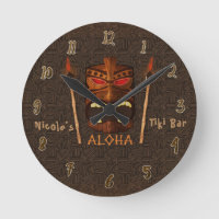 Tiki ALOHA Bar Tropical Custom Personalised