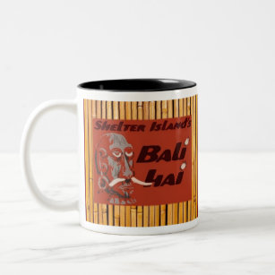 Tiki - Bali Hai Bamboo Two-Tone Coffee Mug