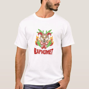 Tiki Baphomet Satanic Goth Punk Grunge Satan Vinta T-Shirt