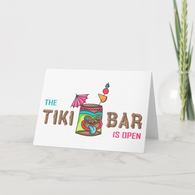Tiki Bar Card (Front)