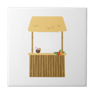 Tiki Bar Ceramic Tile