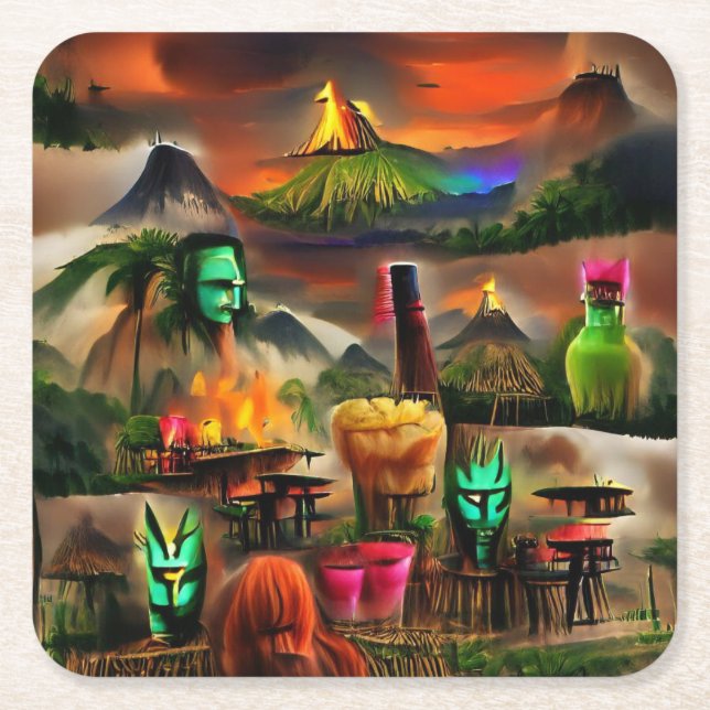 Tiki Bar Coaster (Front)