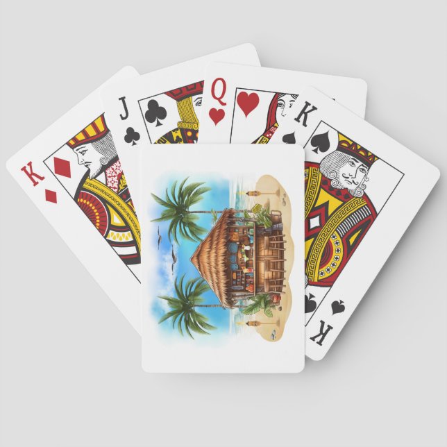 Tiki Bar Playing Cards (Back)