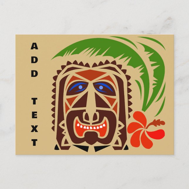 Tiki Bar, Postcard (Front)