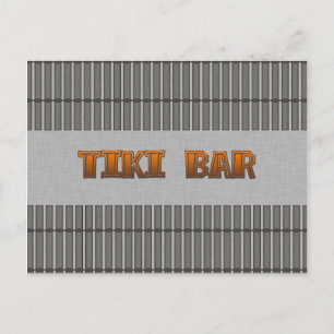 Tiki Bar Postcard