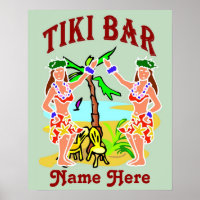 Tiki Bar Sign add name