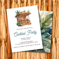 Tiki Bar Tropical Cocktail Party Backyard Summer