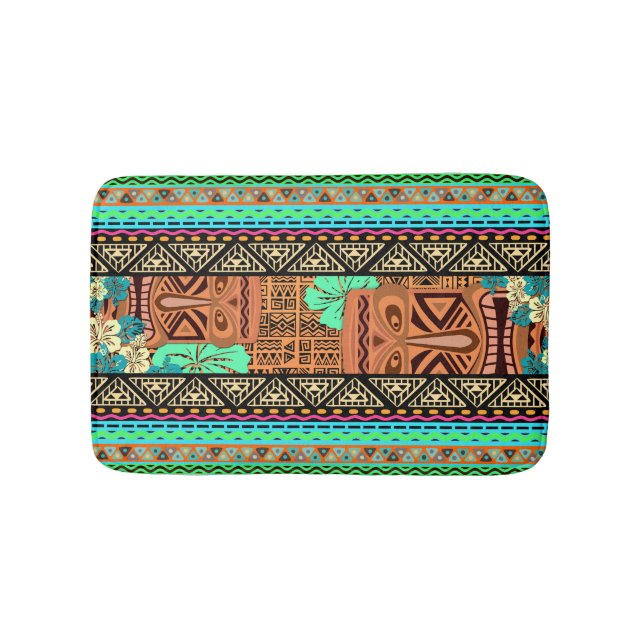 Tiki Bath Room Bath Mat (Front)