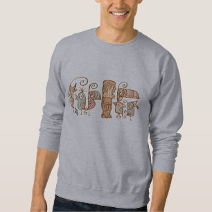 Tiki Birds and Tiki Sweatshirt