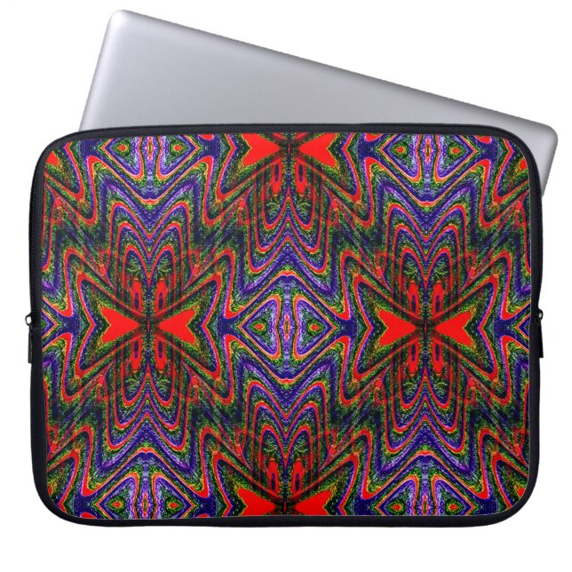 Tiki Butterfly... Laptop Sleeve (Front)