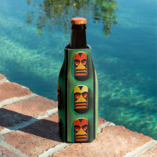 Tiki Button Bottle Cooler