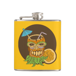Tiki Cocktail, Funny Hip Flask