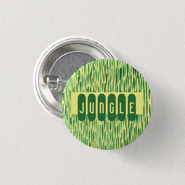 Tiki Custom Jungle Vibe 3 Cm Round Badge (Front & Back)