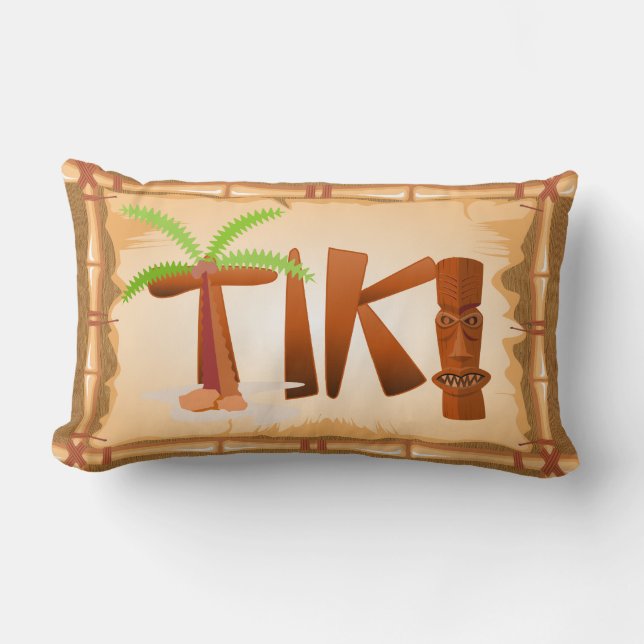 Tiki Design Lumbar Cushion (Front)