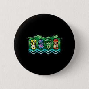 Tiki Guardians 6 Cm Round Badge