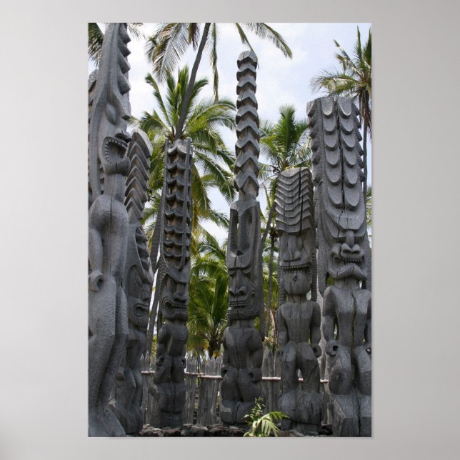 Tiki Guardians at Place of Refuge - Print (Front)