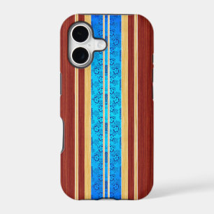 Tiki Hawiian Faux Wood Surfboard