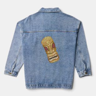 Tiki Head Denim Jacket