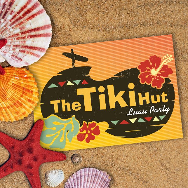 Tiki Hut Luau Party Invitation (Creator Uploaded)
