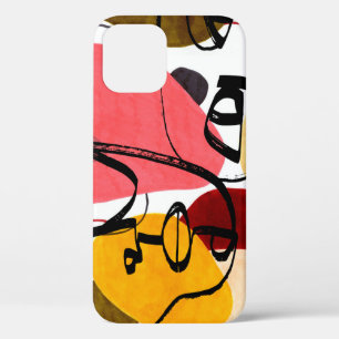 Tiki Idols Palm: Vintage Design iPhone 12 Case