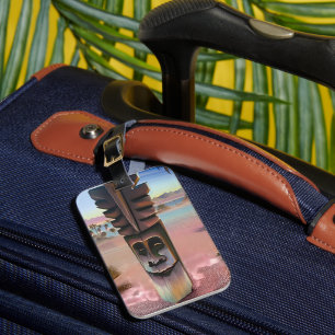 Tiki Illusions Luggage Tag