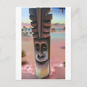 Tiki Illusions Postcard