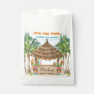 Tiki Luau Tropical Beach Favour Bag