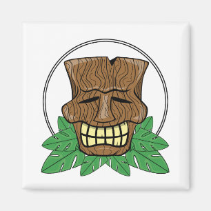Tiki Magnet - Skull Mask