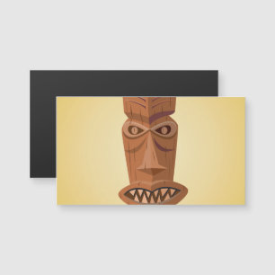 Tiki Magnetic Business Cards