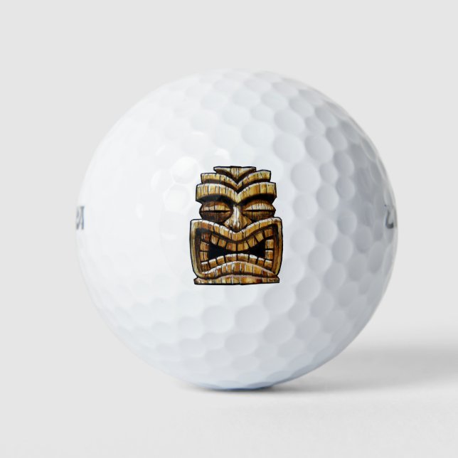 Tiki Man Golf Balls (Front)