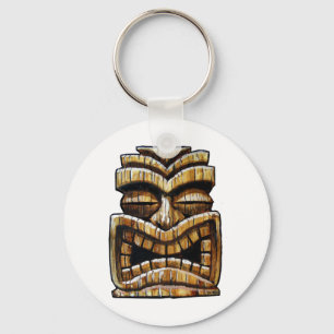 Tiki Man Key Ring