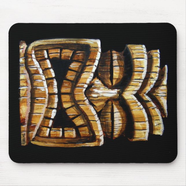 Tiki Man Mouse Pad (Front)