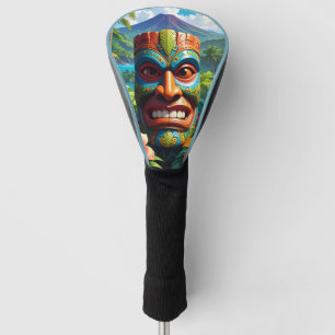Tiki Mask Golf Head Cover