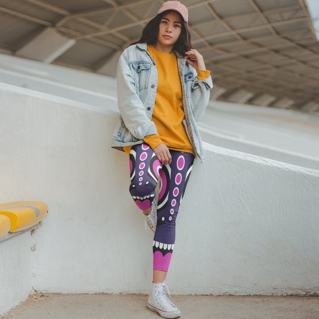 Tiki mask leggings (Creator Uploaded)