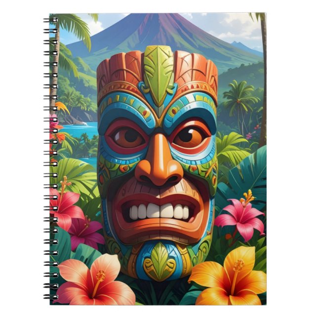 Tiki Mask Notebook (Front)