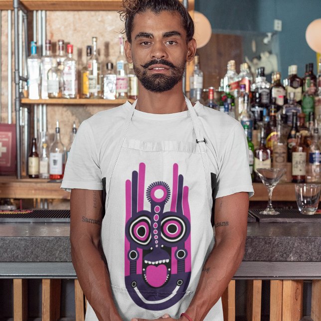 tiki mask standard apron (Creator Uploaded)