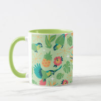 Tiki Parrot Mug