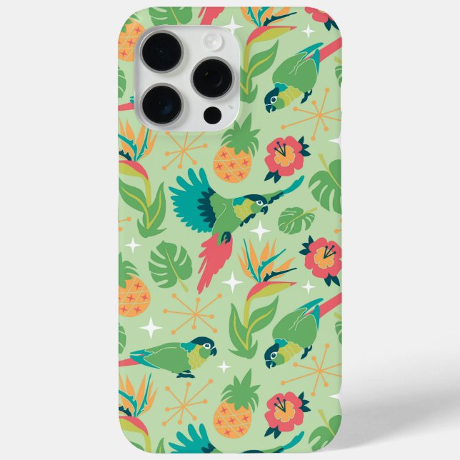 Tiki Parrots Case-Mate iPhone Case (Back)