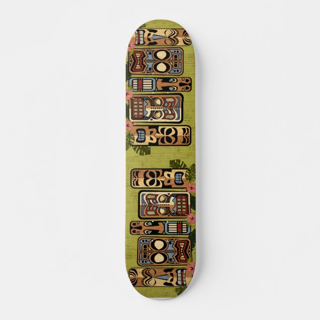 Tiki Party Skateboard (Front)
