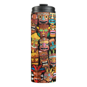 TIKI Pattern 4 Thermal Tumbler