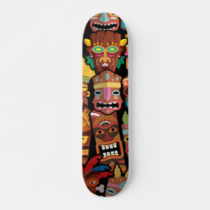 TIKI Pattern 5 Skateboard