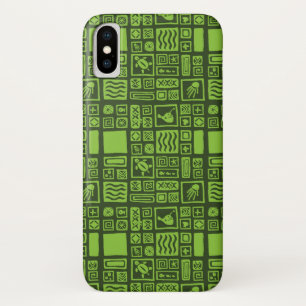 Tiki Pattern iPhone X Case